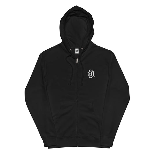 831 KNUCKLES ZIP UP HOODIE FRONT