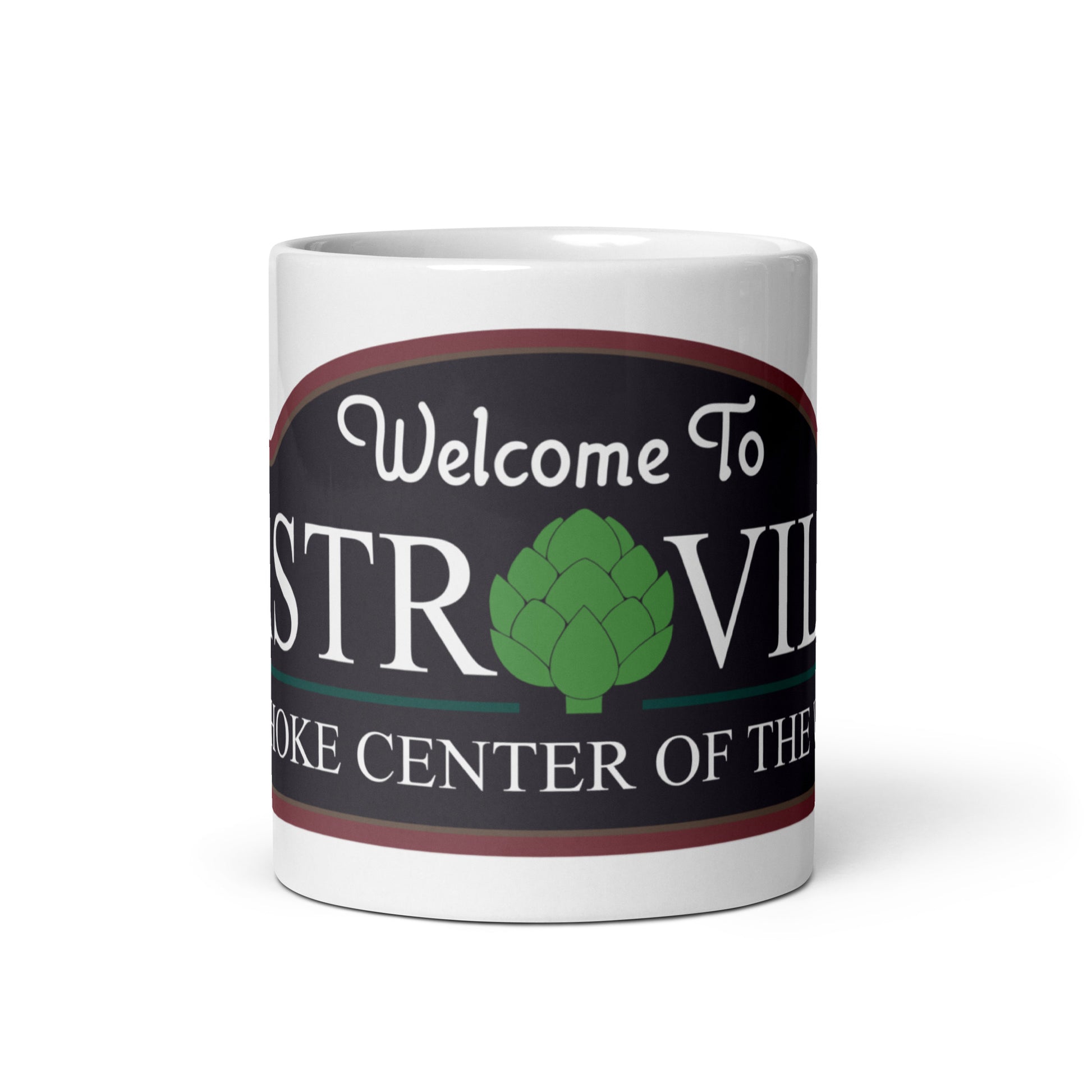 CASTROVILLE SIGN MUG THAT831 FRONT