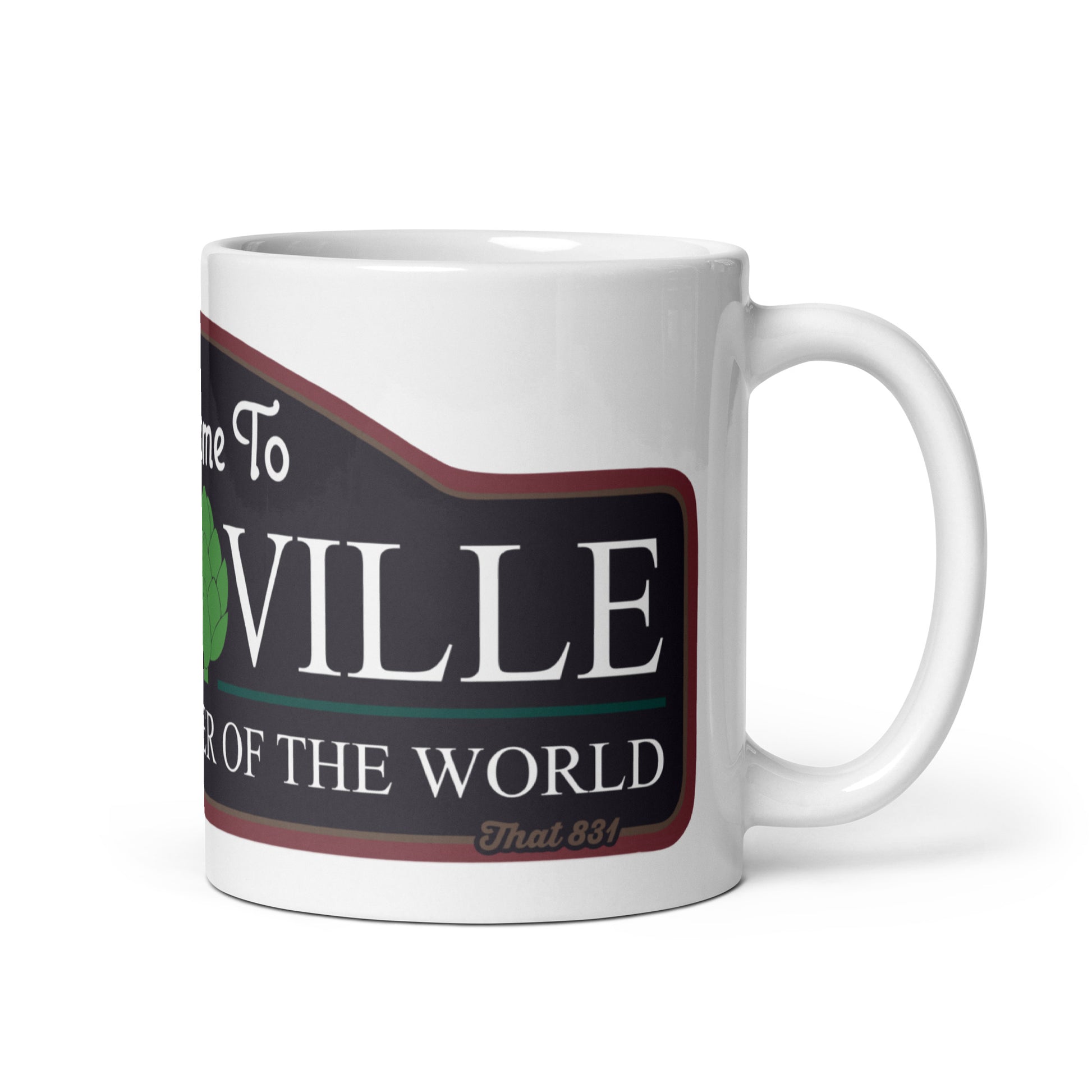 CASTROVILLE SIGN MUG THAT831 LEFT SIDE